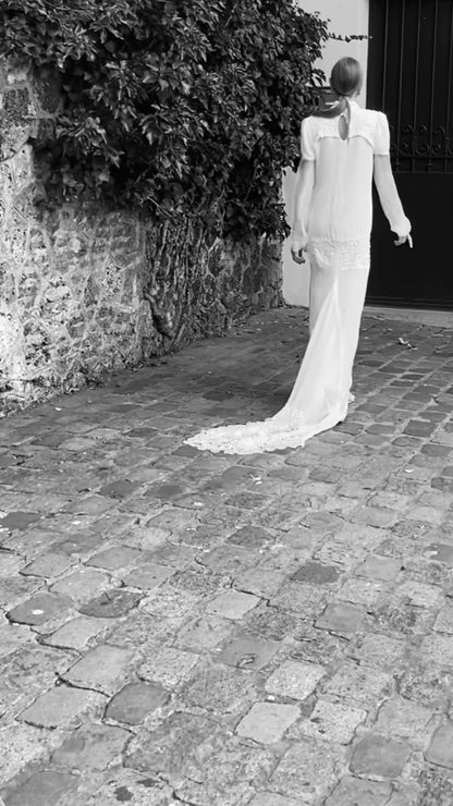 Robe de mariée à manches longues ZELDA