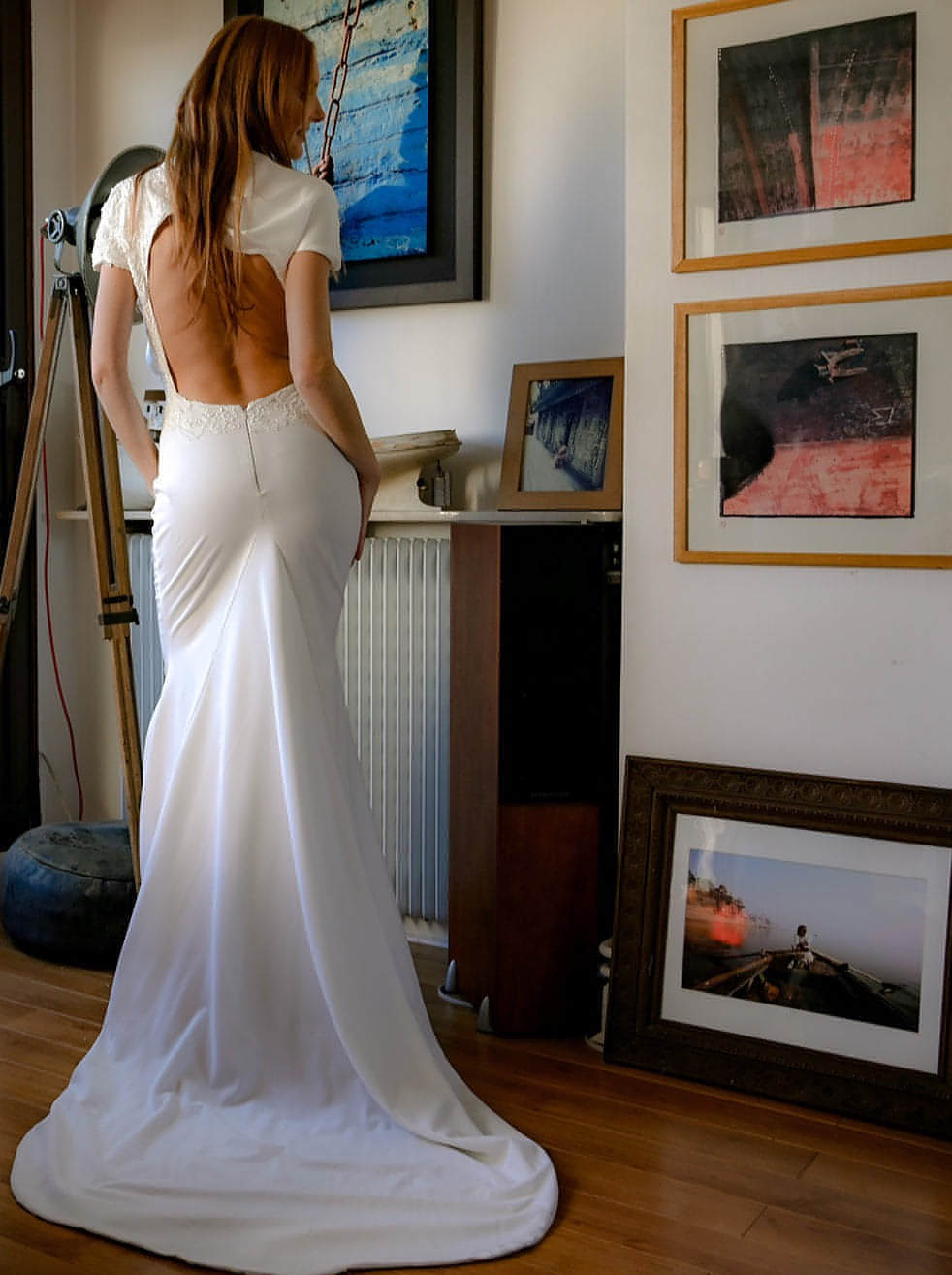 Cassandre silk wedding dress