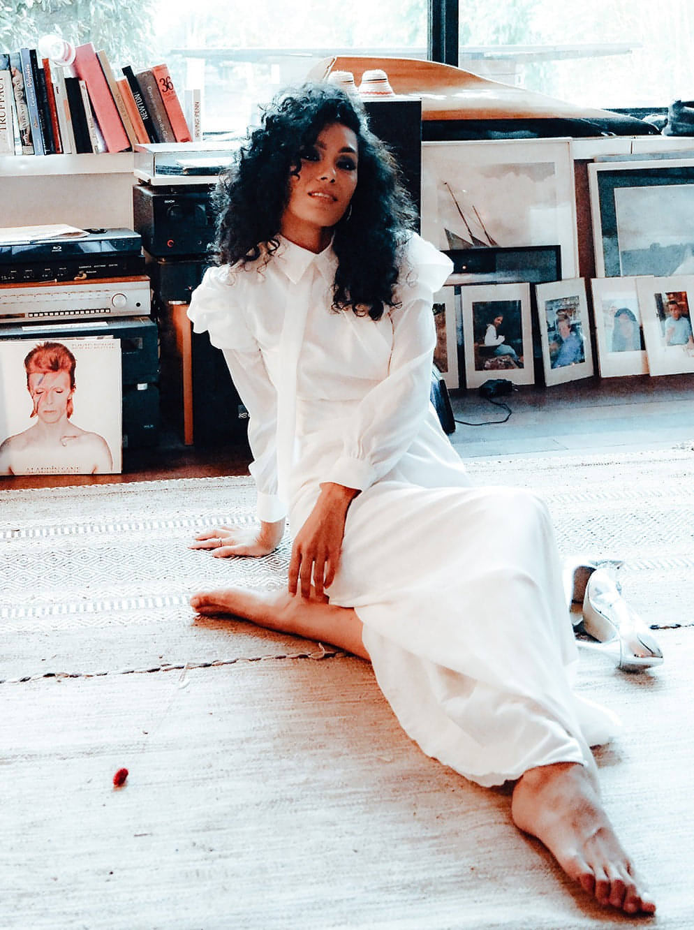 Robe de mariée dos nu en soie Christine