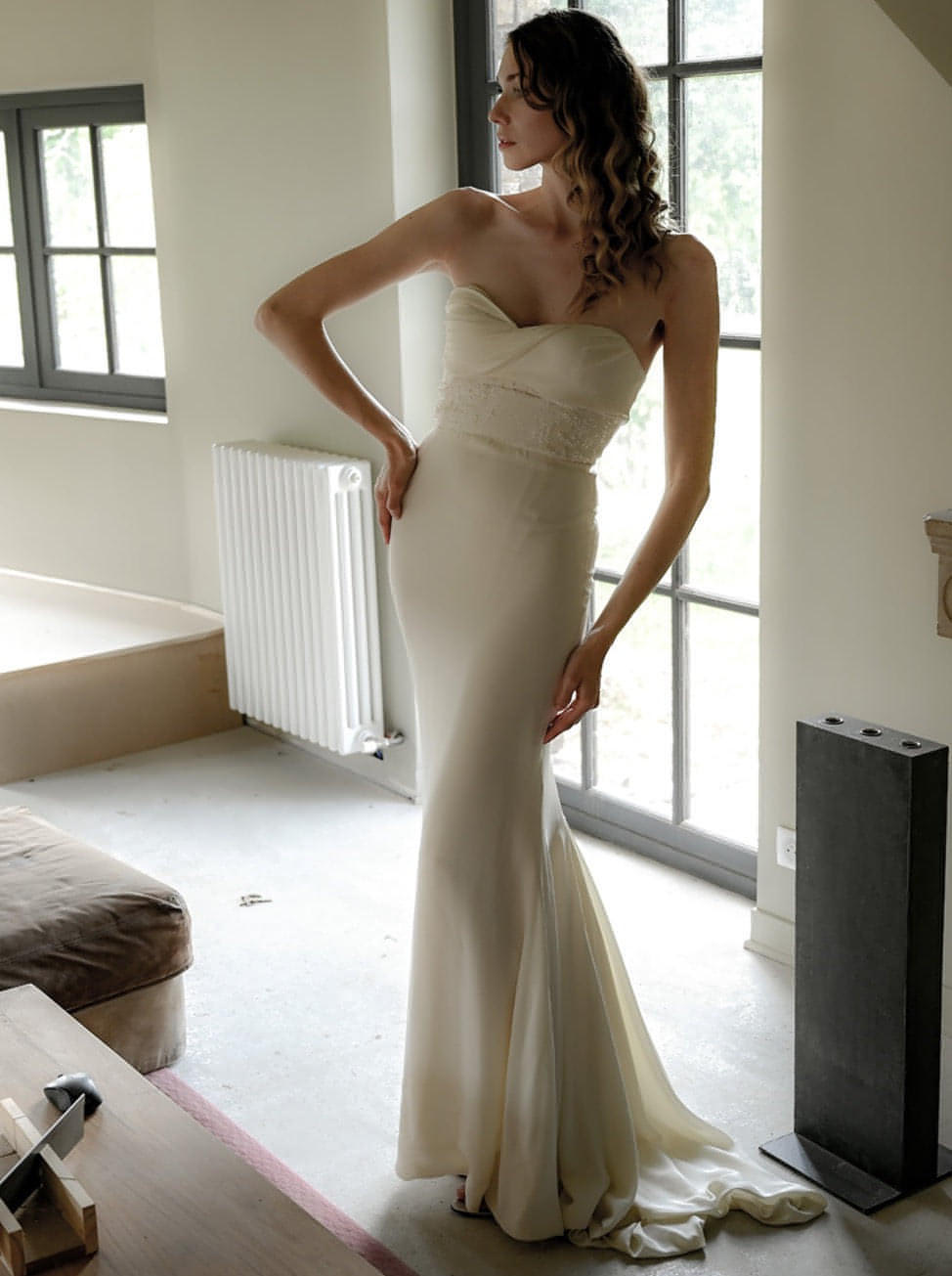 Robe de mariée bustier drapée ORYSHA