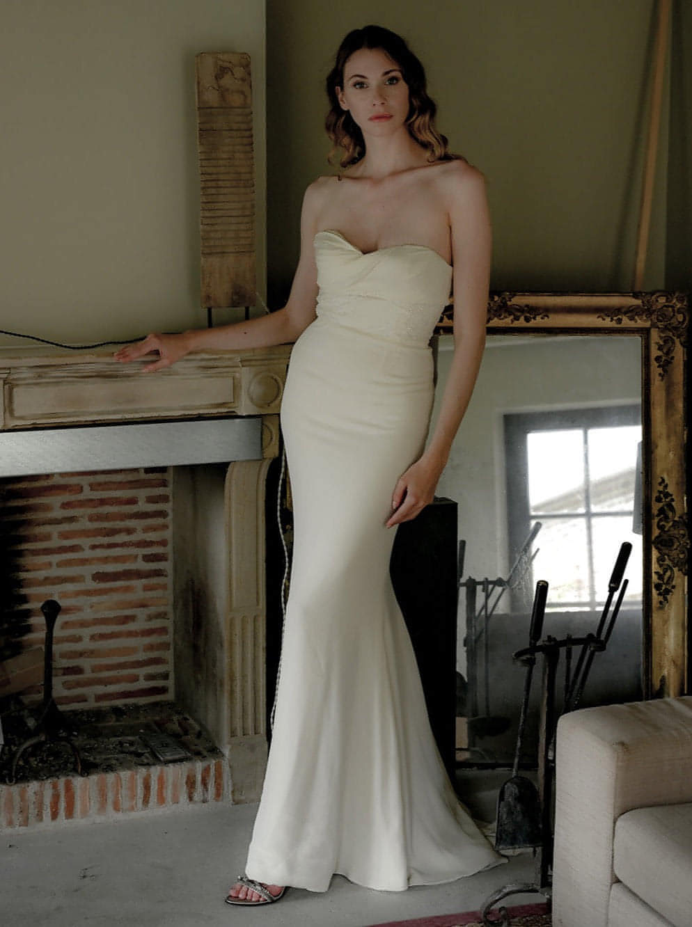 Robe de mariée bustier drapée ORYSHA